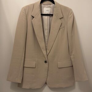 Aritizia Wilfred Classic Tan Blazer NWOT